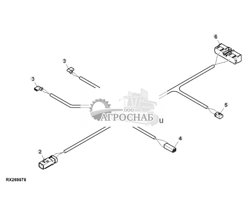 Комплект жгута проводов, сиденье с пассивной подвеской - ST856855 1016.jpg